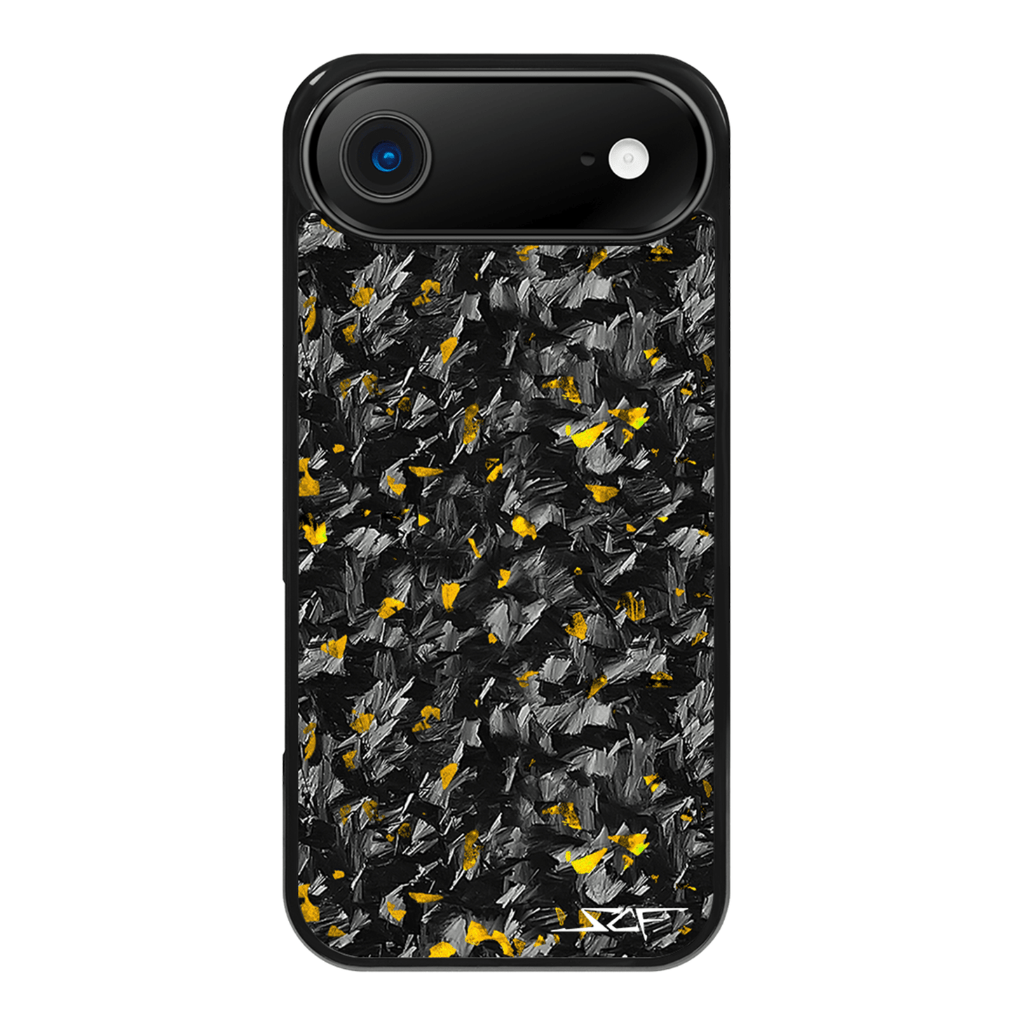 iPhone | Gold Flake Real Forged Carbon Fiber Phone Case | CLASSIC Series