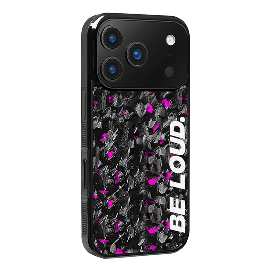 iPhone | Purple Flake Real Forged Carbon Fiber Case | BE LOUD. x SCF